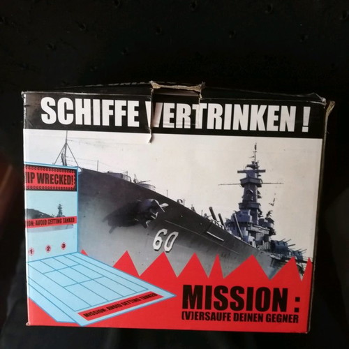 Battleship drinking game used