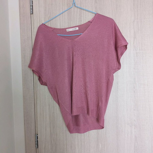Sfera short-sleeve shirt like new, pink, size S