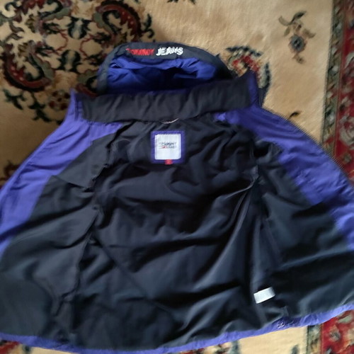 Tommy Jeans puffer jacket like new, size XS, purple