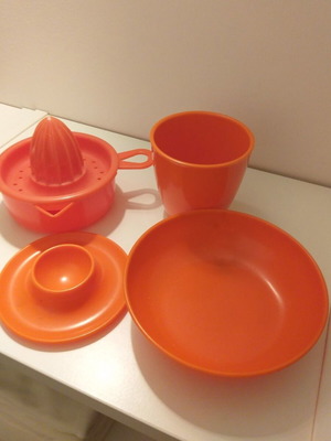 Breakfast utensils in quality plastic new