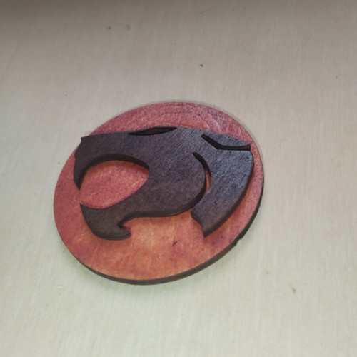Thundercats wooden decoration, 10cm