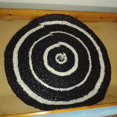 Handmade plastic rugs like new