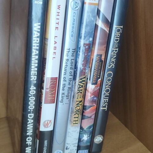 PC games like new, Lord of the Rings and Warhammer collection