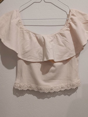 Stradivarius crop top like new, pink, size small/medium