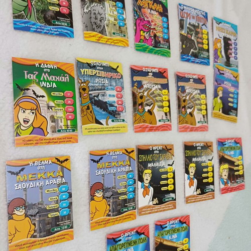 Scooby Doo cards like new, Asia category
