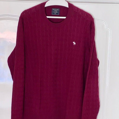 Abercrombie & Fitch XL sweater red like new