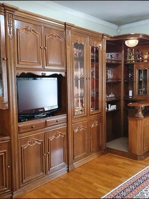 Σύνθετο με μπαρ μεταχειρισμένο, ξύλο μασίφ, ανίκερ-μέλι