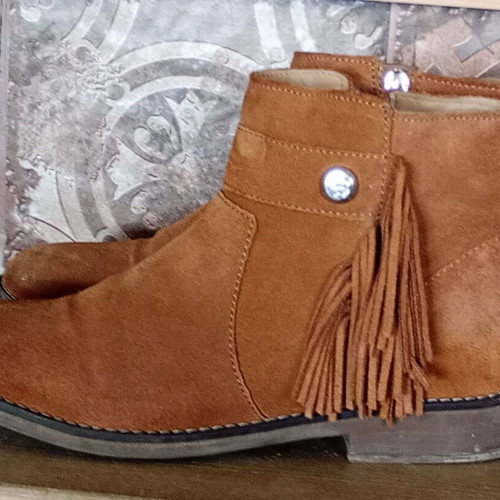Mayoral leather suede boots for girl like new, size 37