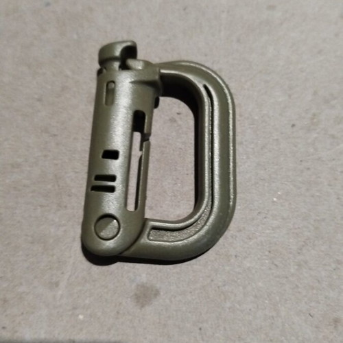 Carampiner plastic carabiner ideal for light gear attachment