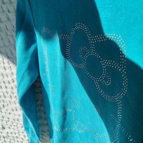H&M sweatshirt like new, turquoise, size 12-14