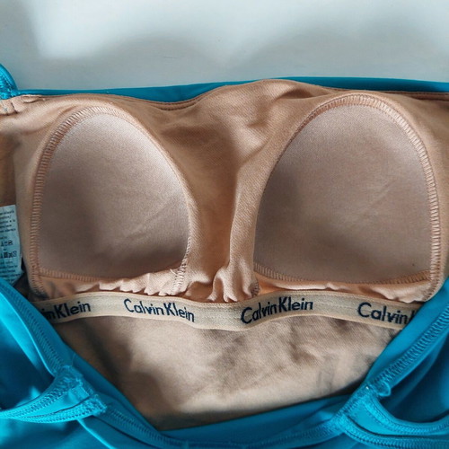 Calvin Klein one-piece swimsuit turquoise size small like new