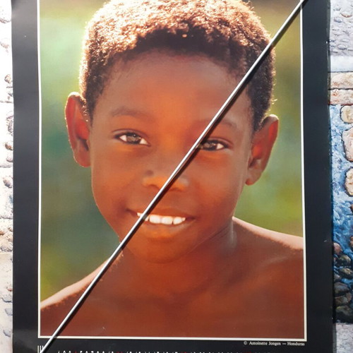 Unicef vintage calendar used with minor damages