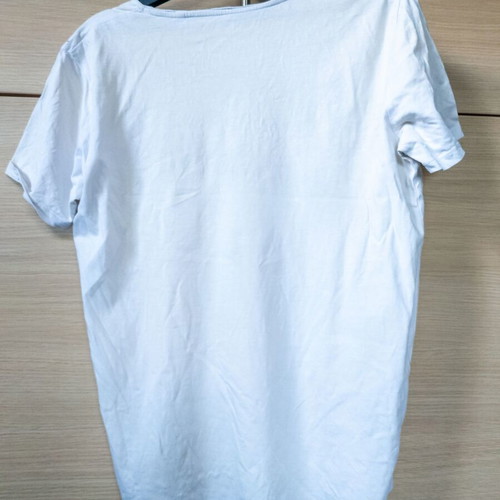 Le petit Enculé men's white t-shirt with print size L used