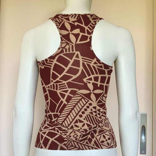 Victoria's Secret Racerback Tank Top Size XS with Wooden Beads