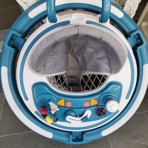 Musical Baby Walker Blue for 6+ Months like new