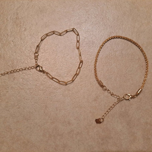 Shein gold chain bracelets new