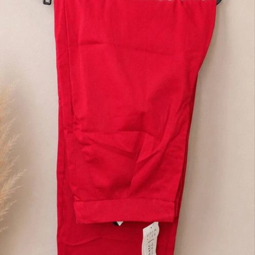 Zara red pants new with tag, sizes L and XL