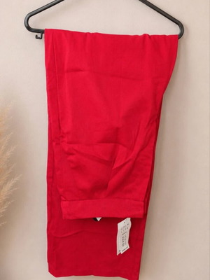 Zara red pants new with tag, sizes L and XL