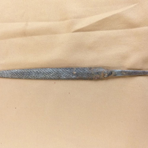 Antique rasp used, length 23.5 centimeters