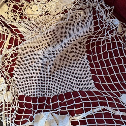 Vintage square handmade like new, size 75/80