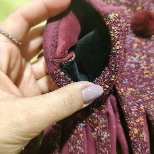 Women's Bordeaux gloves like new