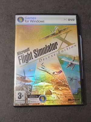 Flight Simulator X Deluxe Edition PC game μεταχειρισμένο, 2006, 2 DVDs
