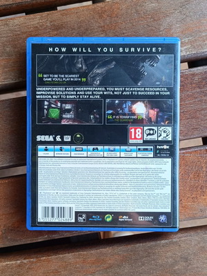 Alien Isolation PlayStation 4 like new
