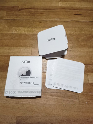 Κουτί Apple AirTag Gen 2 με χαρτιά