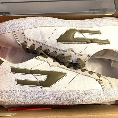 Diesel Leroji size 43 like new, white and green