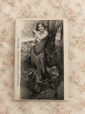 Belgian Musée de Liège postcard like new, Danseuse aux Castagnettes