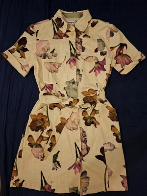 Desgual floral mini dress, never worn only washed in washing machine.