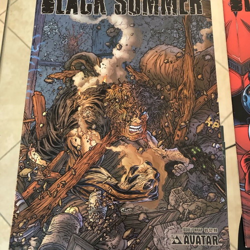 Black Summer set of 8 comics new, Warren Ellis, Juan Jose Ryp, Avatar Comics