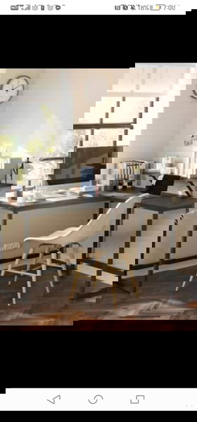 2 Γωνιακα Γραφεία Με Βάση Υπολογιστή (140x130x76) Vasagle LWD56BK