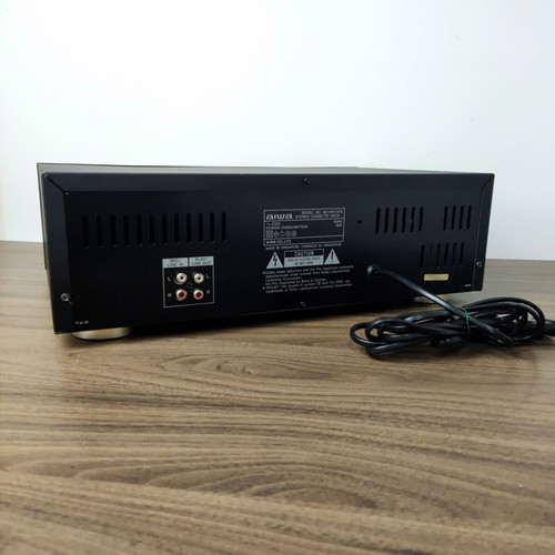 Aiwa AD-WX727E Vintage Double Cassette Deck used, auto reverse, black