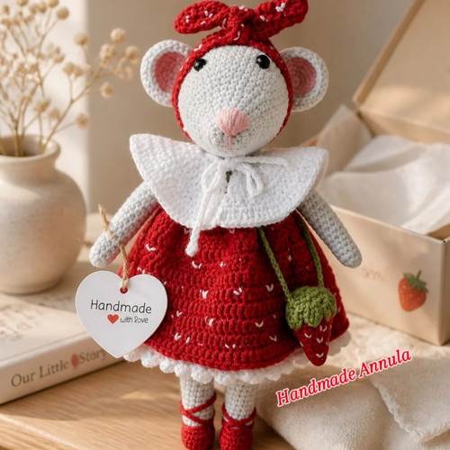 Amigurumi Mouse Handmade Crochet Toy