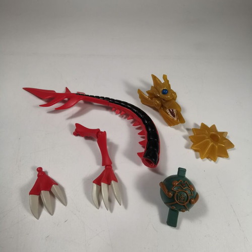 Yu-Gi-Oh! figures used Kazejin, Winged Dragon Ra, Slifer The Sky Dragon