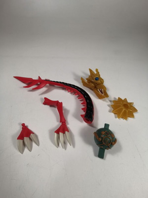 Yu-Gi-Oh! figures used Kazejin, Winged Dragon Ra, Slifer The Sky Dragon