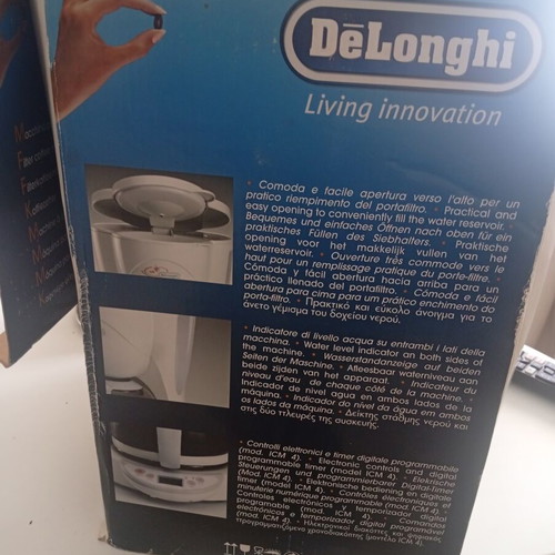 DeLonghi ICM2 Filter Coffee Maker new with box