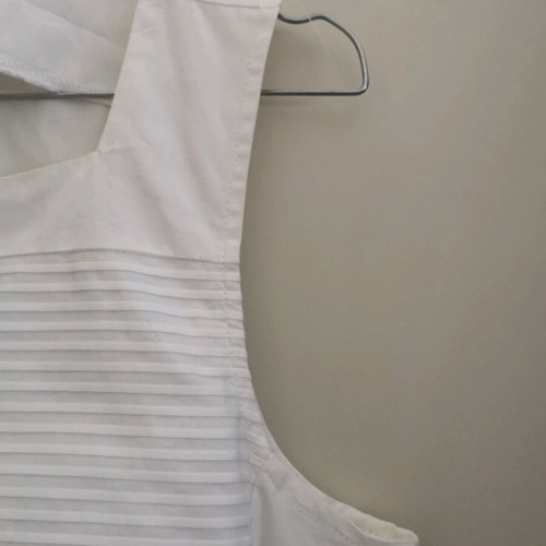 Naracamicie top blouse white used size M with zipper
