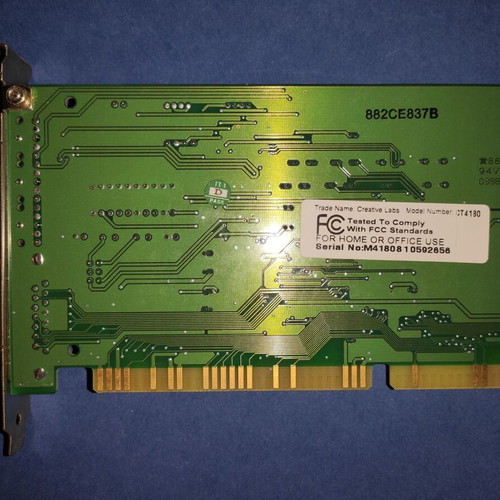 Creative Labs Sound Blaster 16 ISA sound card CT4180 like new