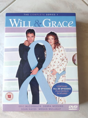 Will & Grace Season 1 DVD set, 6 discs, 22 episodes