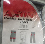 Axon Work Pants Gray Medium New