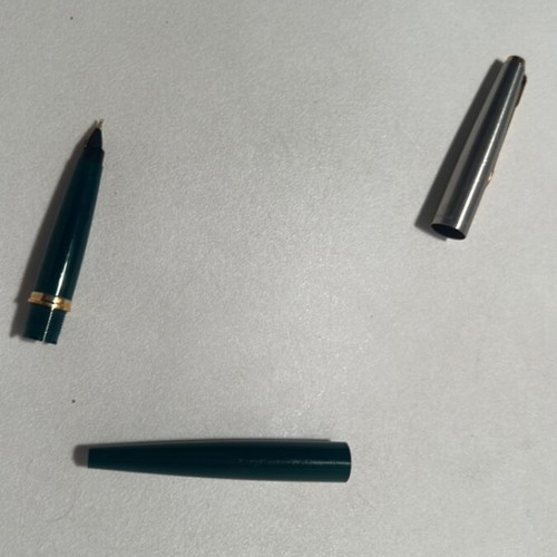 Parker 45 pen used with inox cap and cypress body