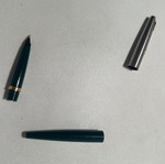 Πένα Parker 45 μεταχειρισμένη με inox καπάκι και κυπαρισσί στέλεχος