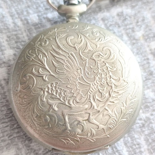 Molnija Firebird Soviet pocket watch used, vintage mechanical