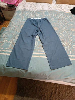 Wide pants size M 38 10 like new with elastic waist