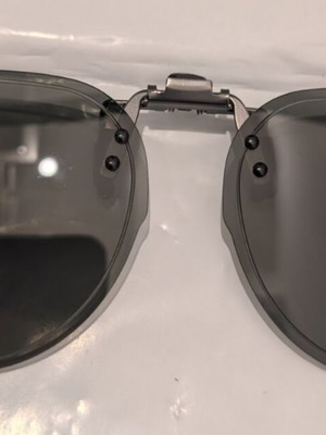 Clip-on polarized glasses lenses CP7 black