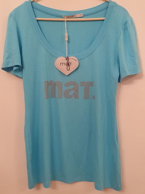 Mat T-shirt new, blue