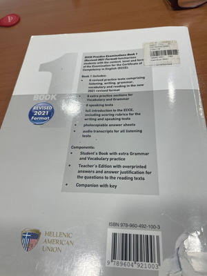 Ecce Practice Examinations Book 1 English book used with correct answers