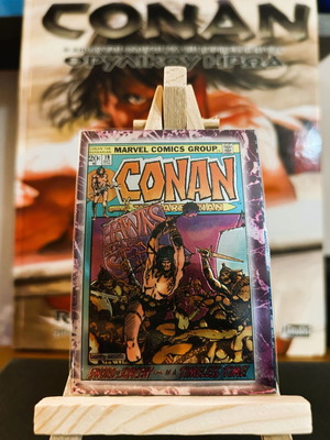 Conan Series 4 The Marvel Years All-Chromium card (1996)